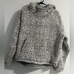 PINK Victoria's Secret Cozy Gray Cowl Neck Sweater